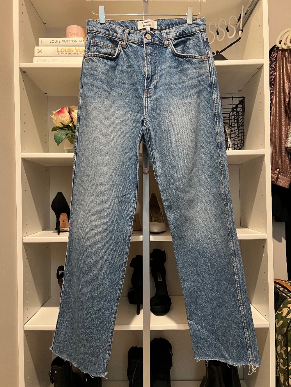 Reformation - Val 90s Mid Rise Straight Jean - Colorado - Size 27